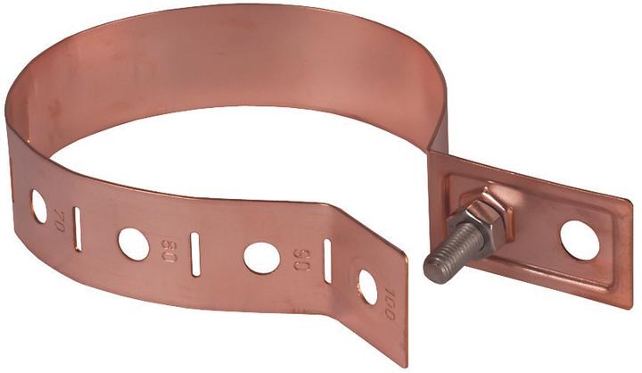 Dehn Rain pipe clamp 60-150mm Cu w. 423027