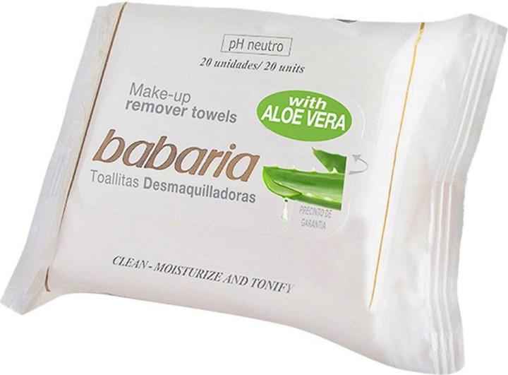 Produktbild Babaria Toallitas Desmaquilladoras Aloe Vera (Reinigungstücher Gesicht)