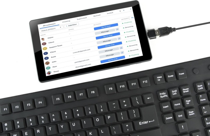 Produktbild Gembird FLEXIBLE USB ENG/Juodas KB-109F-B (DE, Kabelgebunden)
