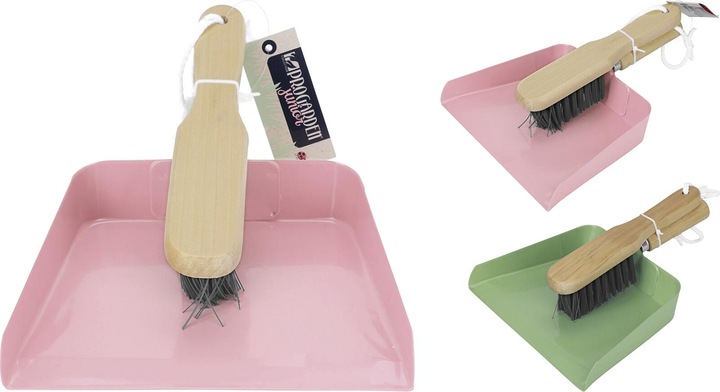 Produktbild Kinder Kehrset Metall sortiert 19x24x7cm