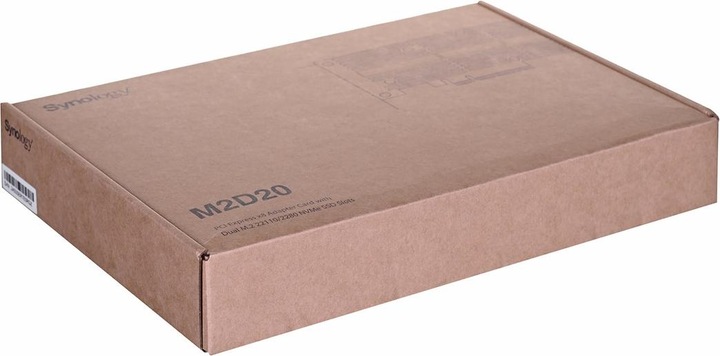 Actual product image Synology Expansion card M2D20 M.2 NVMe SSD Adapter