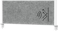 Actual product image Maul Desktop partition MAULconnecto 160x50cm acoustic h.gr/ws