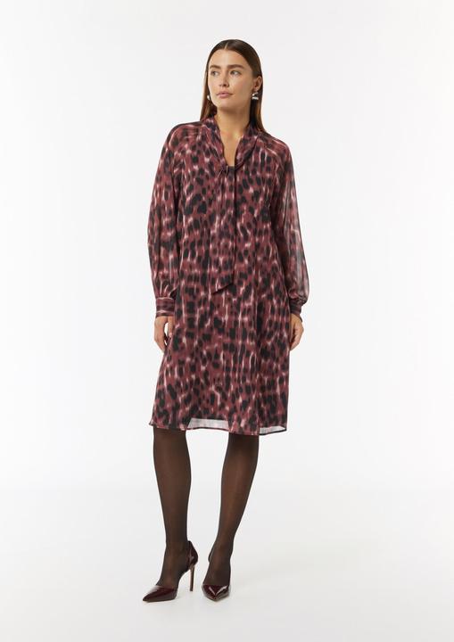 Immagine prodotto Comma Kleid Gemustertes Chiffonkleid mit Schluppe (42)