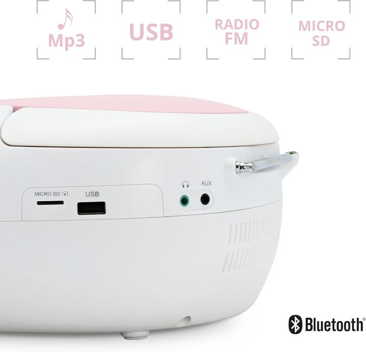 Image du produit Metronic CD-Player Eden mit Bluetooth und USB-Anschluss (FM, Bluetooth)