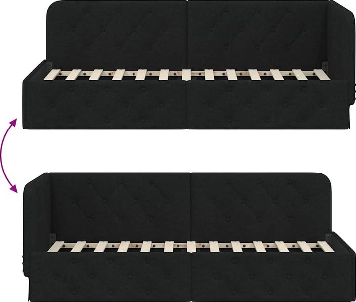 Image du produit vidaXL Eckbettgestell (80 x 200 cm)