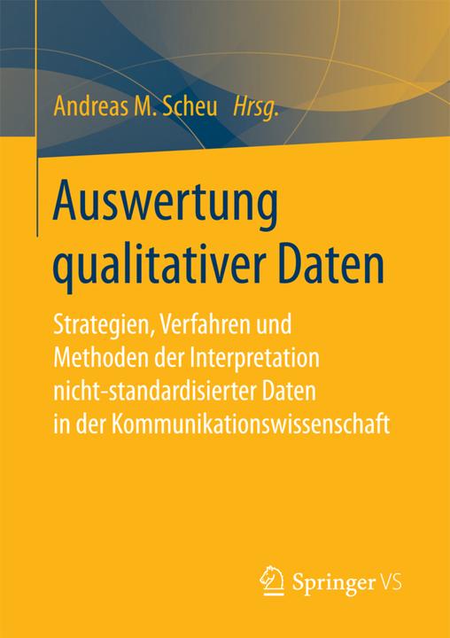 Produktbild Auswertung qualitativer Daten (Deutsch, 2017)