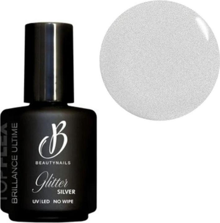 Produktbild Beautynails Bna Top Flex Glitter Silver 15 Milliliters (Top Coat)