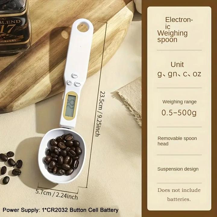 Actual product image ASMI Digital measuring spoon, spoon scales, 0.1 - 500 g