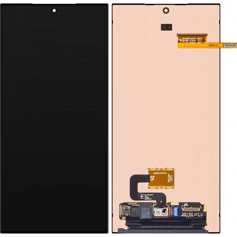 Samsung Display Unit für Galaxy S24 Ultra S928, w/o Frame, Schwarz (Display), Mobilgerät Ersatzteile