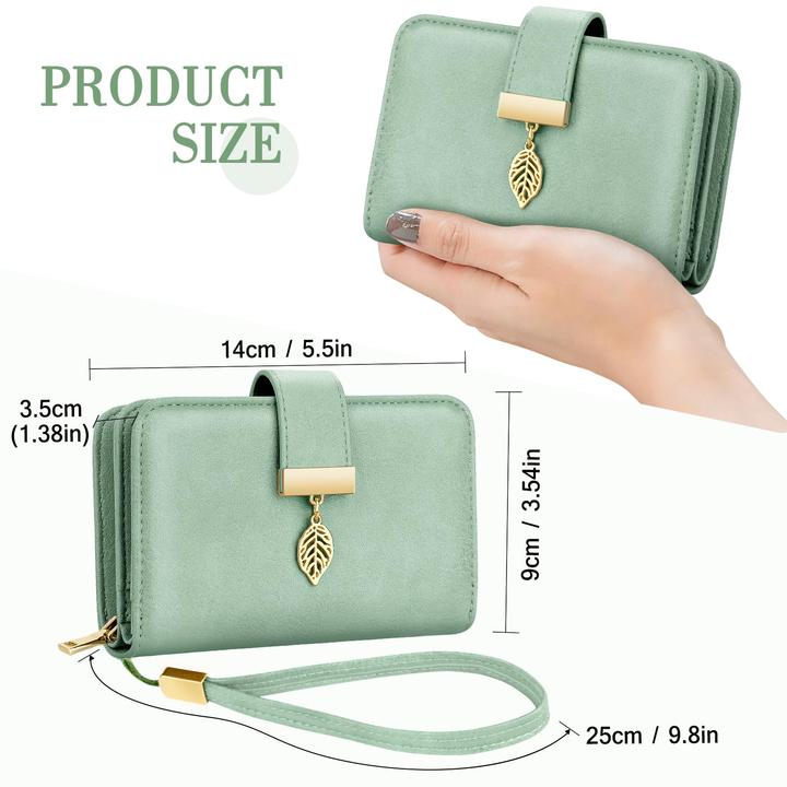 Produktbild Only-Bags.Store Ledergeldbörse Geldbörse mit vielen Fächern Brieftasche mit RFID-Schutz 18 Kartenfächer Geldbörsen