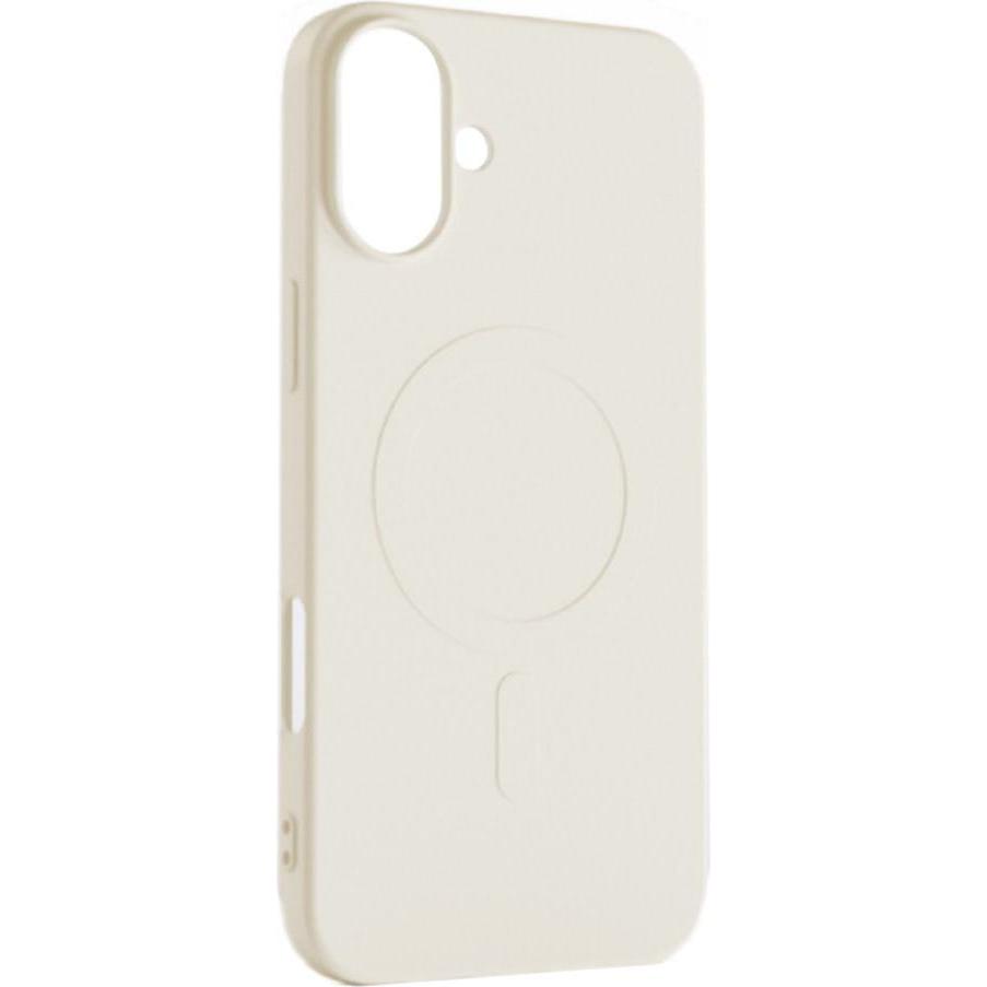 Hurtel Liquid Silicone Case MagSafe for iPhone 16 - beige (Apple iPhone 16), Smartphone Hülle, Beige