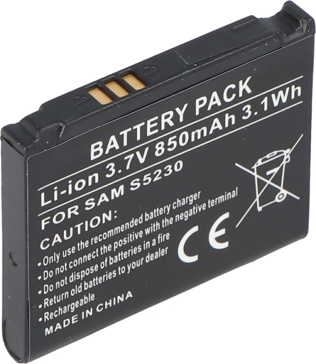 Produktbild AccuCell Akku Samsung S5230, S5230 Star, AB483640CU, AB603443CE, AB603443CUCSTD