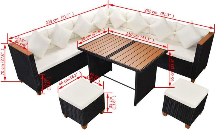Produktbild vidaXL Chaya
