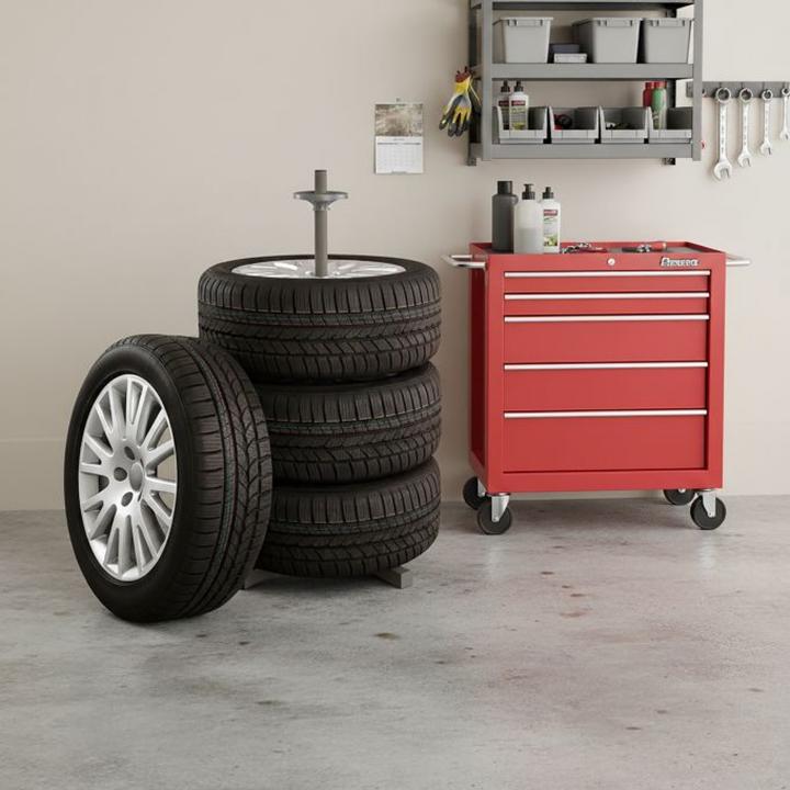 Actual product image Relaxdays tyrerack