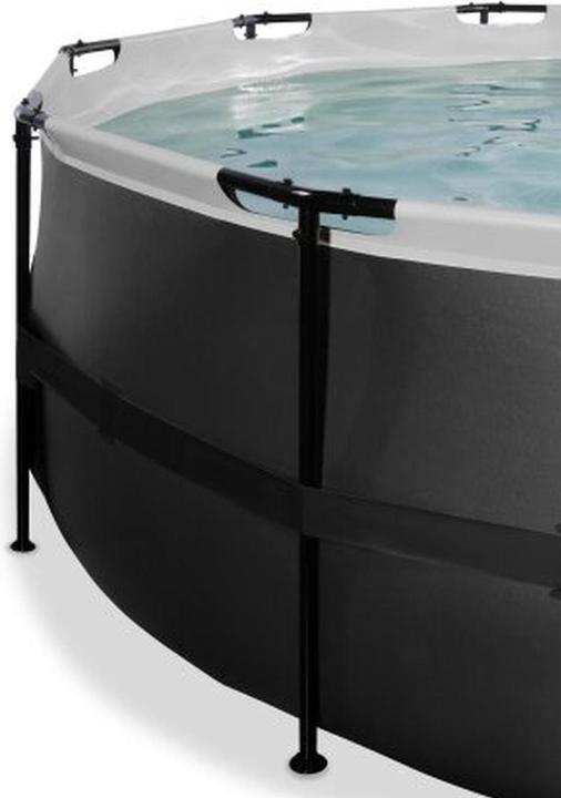 Produktbild Exit Rahmen-Pool rund 450x122 cm mit Sonnendach und Sandfilterpumpe (Ø 450 cm)