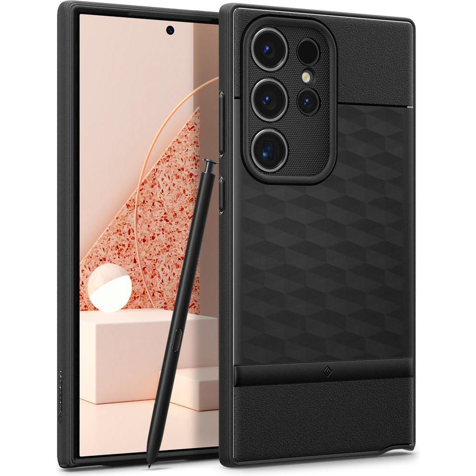 Thumbnail - Spigen Caseology Parallax S928 czarny/black ACS07318 (Samsung Galaxy S24 Ultra), Smartphone Hülle, Schwarz