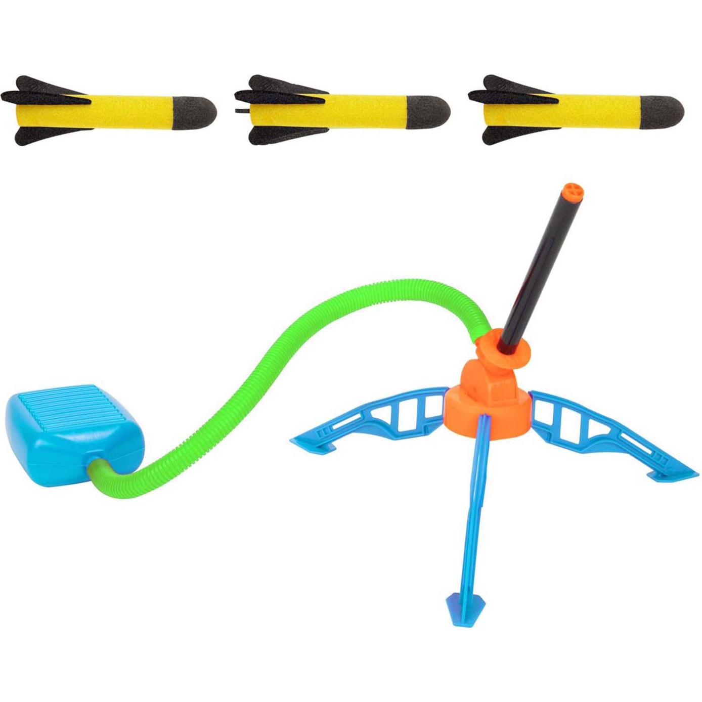 Toi-Toys Play Out Luftraketen-Startbasis mit 3 Raketen (64587Z)