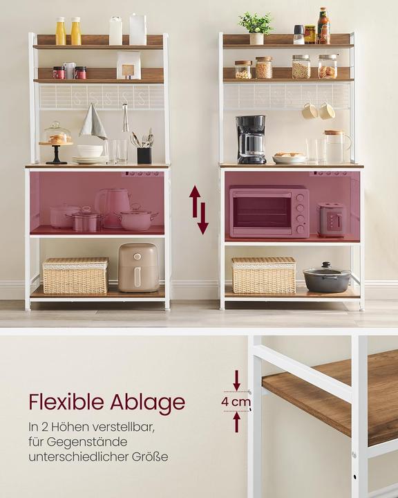 Produktbild Vasagle Buffet (80 x 40 x 170 cm)