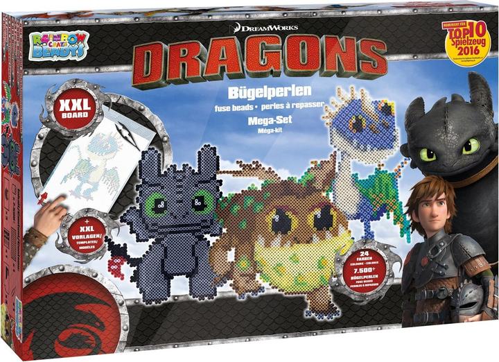 Produktbild Craze Bügelperlen Mega-Set Dragons