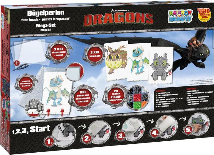 Produktbild Craze Bügelperlen Mega-Set Dragons