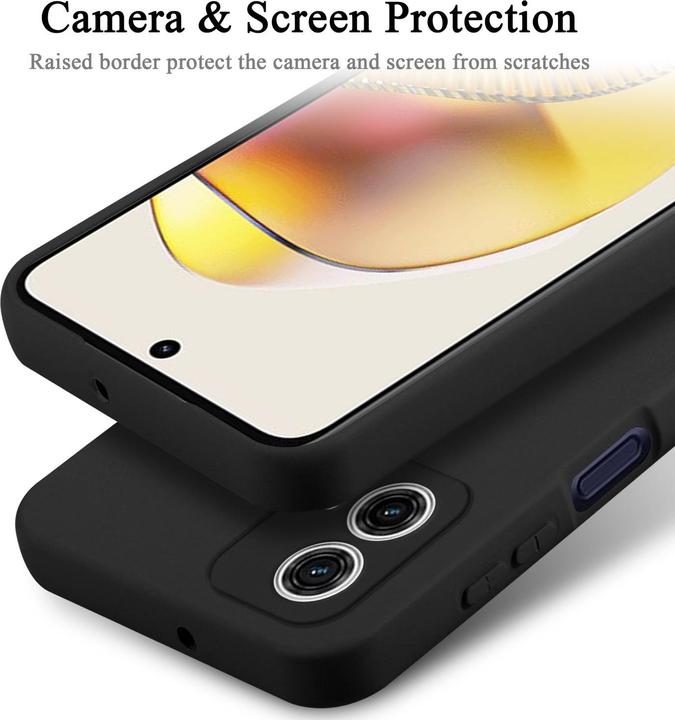 Actual product image Cadorabo Case for Motorola Moto G73 TPU in liquid protection silicone design (Motorola Moto G73)