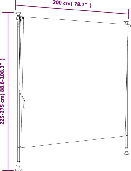 Immagine prodotto vidaXL Katalin (120 x 270 cm)