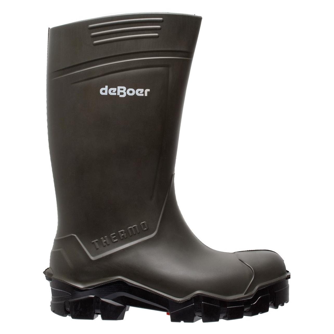 De Boer Workwear, Werkschoenen, De Boer Werklaars Thermo Groen, Beveiligd S5 - Maat 48 (S5, 48)
