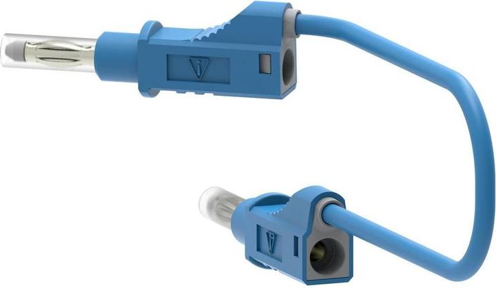 Actual product image Electro PJP 2211/600V-CD1-50BL Messleitung Bananenstecker 50 cm Blau 1 St.