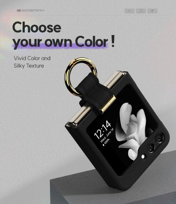 Produktbild Goospery Gold Ring Case Series Hülle (Samsung Galaxy Z Flip6, Samsung Galaxy Z Flip7 FE)