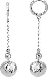 Actual product image JVD Fashion Silver Dangle Earrings Svle2406xk20000