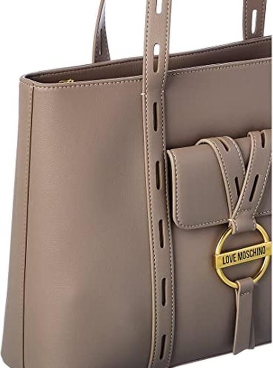 Produktbild Love Moschino Dames Shopper mit Goldkettenverzierung, Rock-Chic-Stil, Herbst Winter 2021