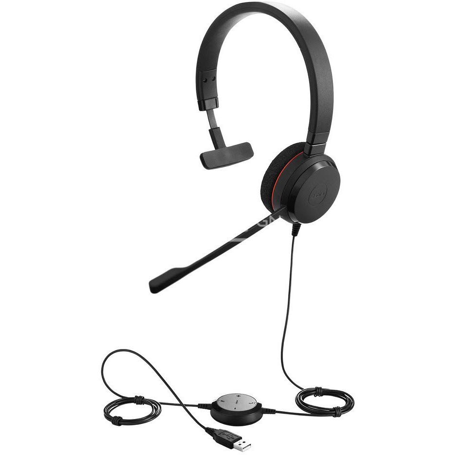 Thumbnail - Jabra Evolve 20 UC Mono (Kabelgebunden, USB-C), Office Headset, Schwarz