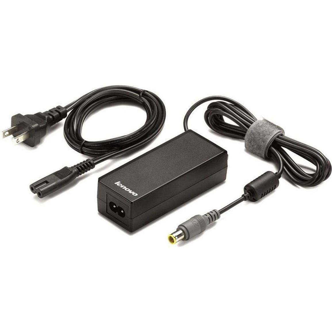 Lenovo ThinkPad 65W Ultraportable AC Adapter (65 W), Notebook Netzteil, Schwarz