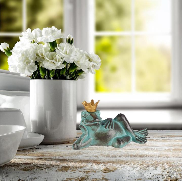 Produktbild Relaxdays Gartenfigur Froschkönig