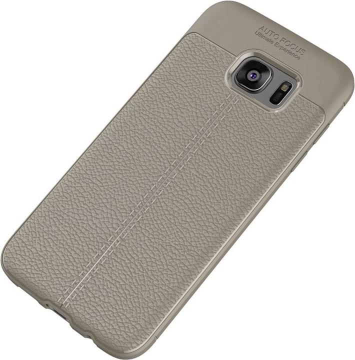 Produktbild König Design Handyhülle für Samsung Galaxy S7 Schutztasche Wallet Cover 360 Case Bumper Grau (Samsung Galaxy S7)