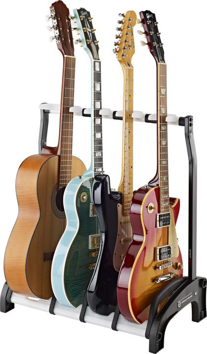 Produktbild K&M 4-fach Gitarrenständer »Guardian 3+1« (Gitarre, Bass, E-Gitarre)