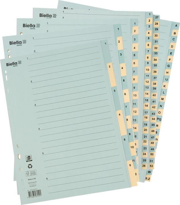 Immagine prodotto Biella Registro di cartone colorato