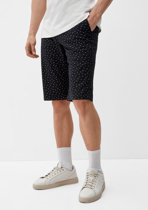 Produktbild s.Oliver Bermuda Slim: Bermuda mit Allover-Print (32)