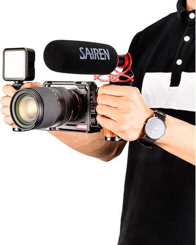 Actual product image Ulanzi Universal Wooden Side Handle Handle Grip Holder (Mounting bracket)