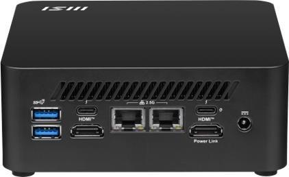 Produktbild MSI PC Cubi NUC 1MG-420BEU, Core 3 100U, 8GB, N/A, N/A, No OS, Black (Intel Core 3 100U)