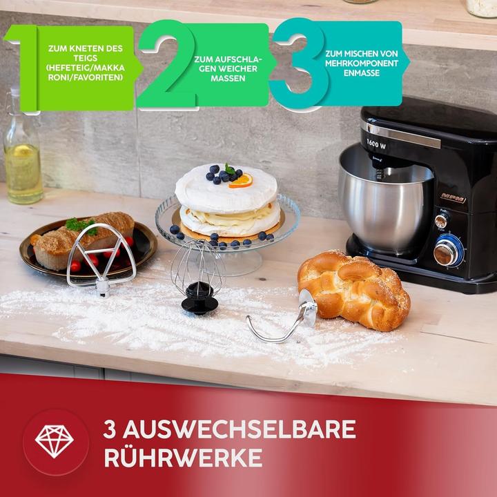 Actual product image MPM Planetary mixer MRK-21 (1600 W, 5 l)