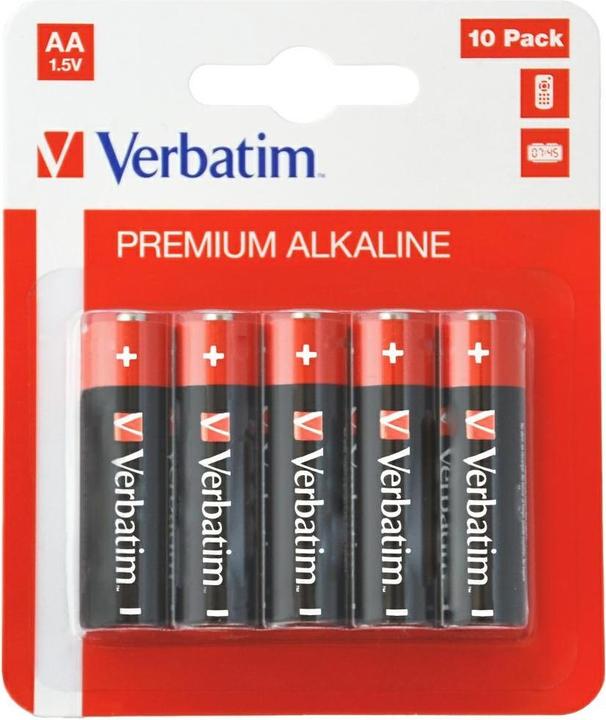 Image du produit Verbatim AA Alkaline (20 pcs, AA / LR6 / LR06 / Mignon / R6 / R14505)