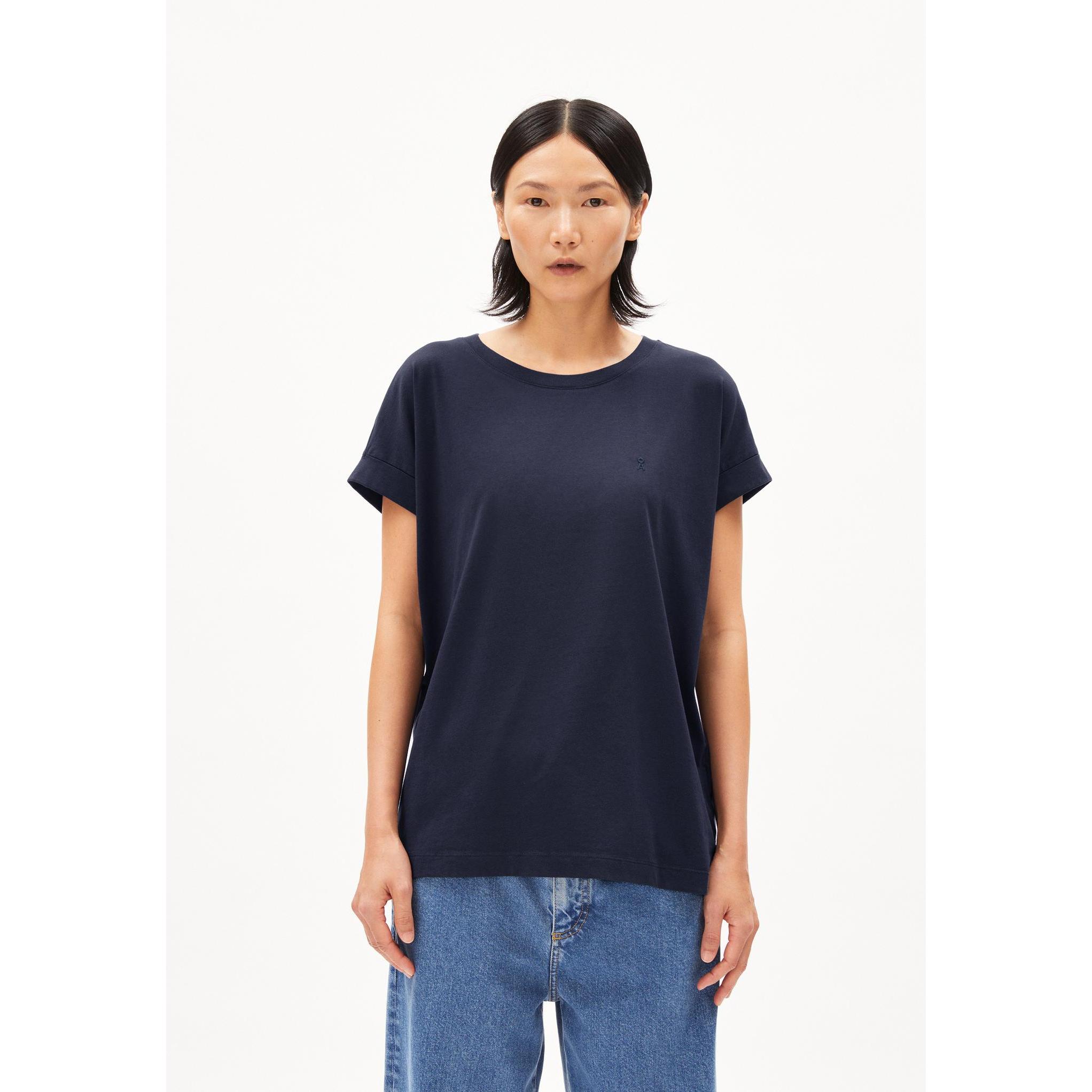 Thumbnail - Armedangels, Damen, Shirt, Idaa T-Shirt night sky, Blau, (XS)