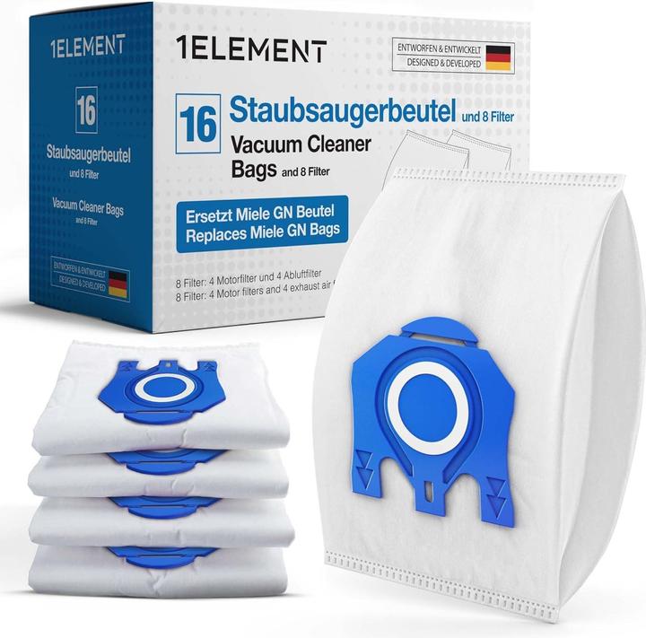 Actual product image 1Element Staubsaugerbeutel-Set (16x)