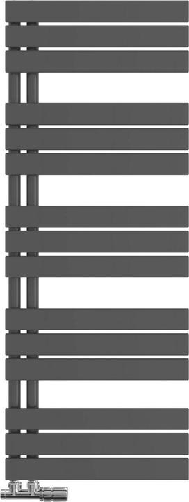 Produktbild Emke Badheizkörper Handtuchhalter Handtuchwärmer 130x50cm Schwarz 661w (661 W)