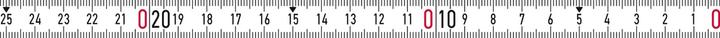 Actual product image BRW Steel measuring tape, self-adhesive (1 m)