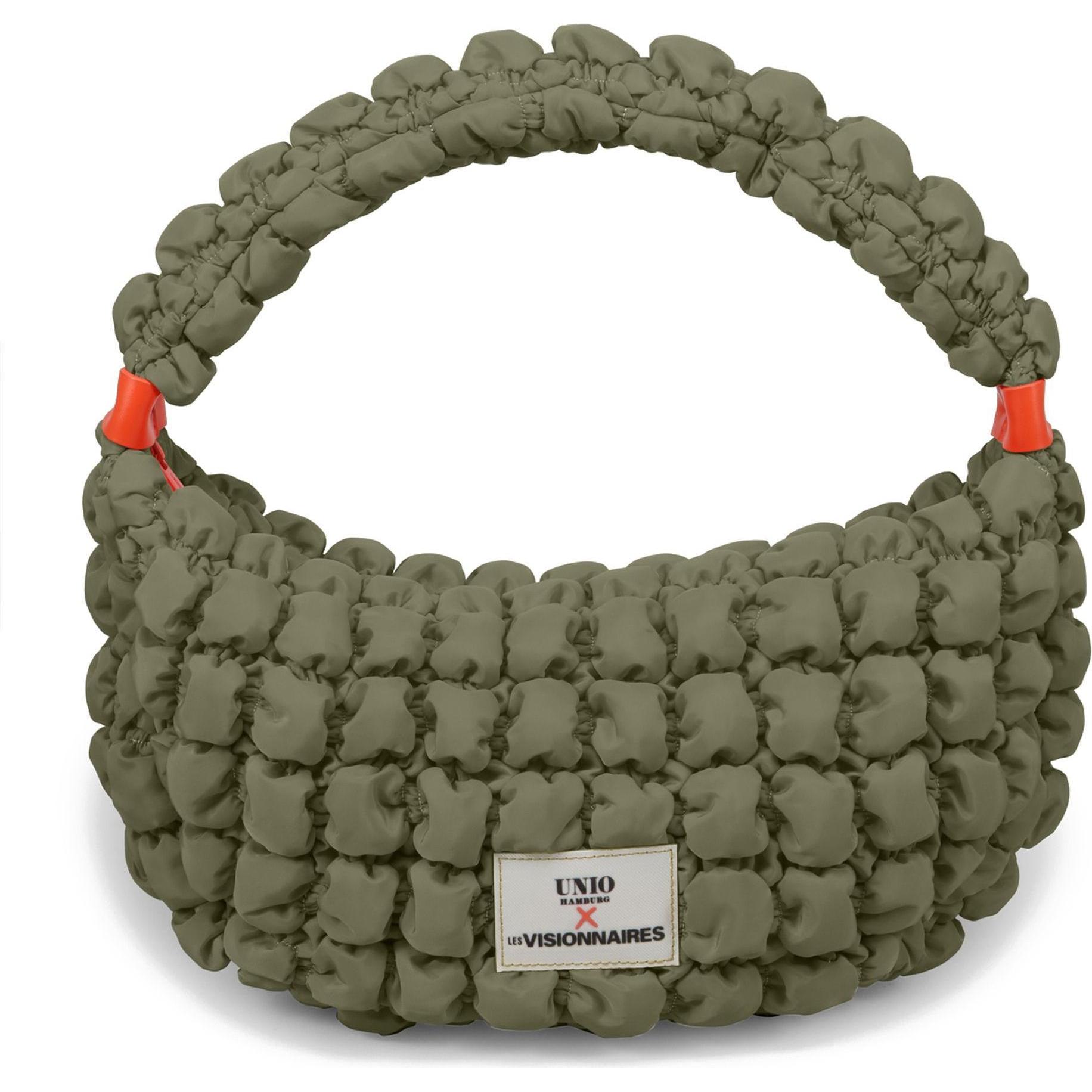 Les Visionnaires, Handtasche, Unio Banana Schultertasche 42 cm, Grün