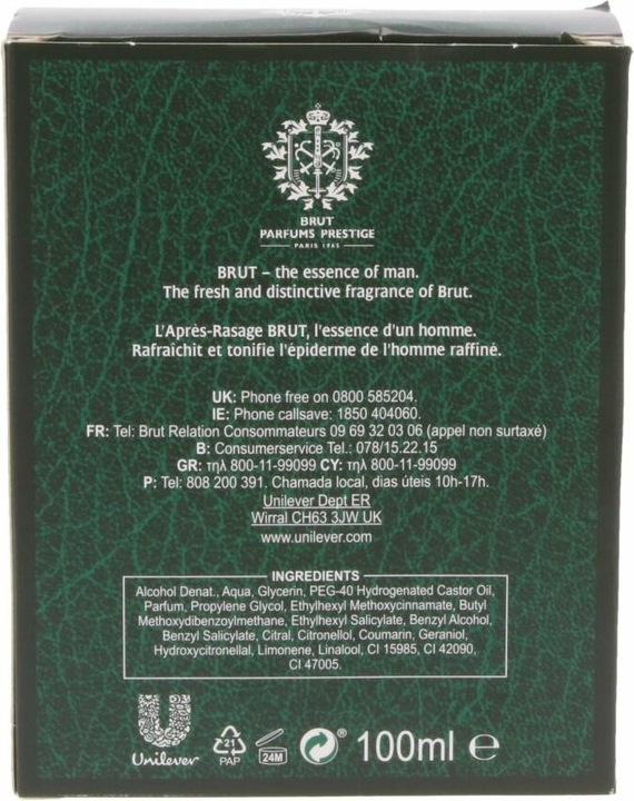 Actual product image Brut Original (Aftershave lotion, 100 ml)