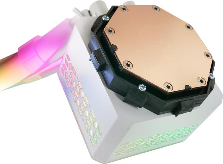 Actual product image Mars Gaming Kit Watercooling Aio Ml-Ultra RGB - 360mm (Blanc)