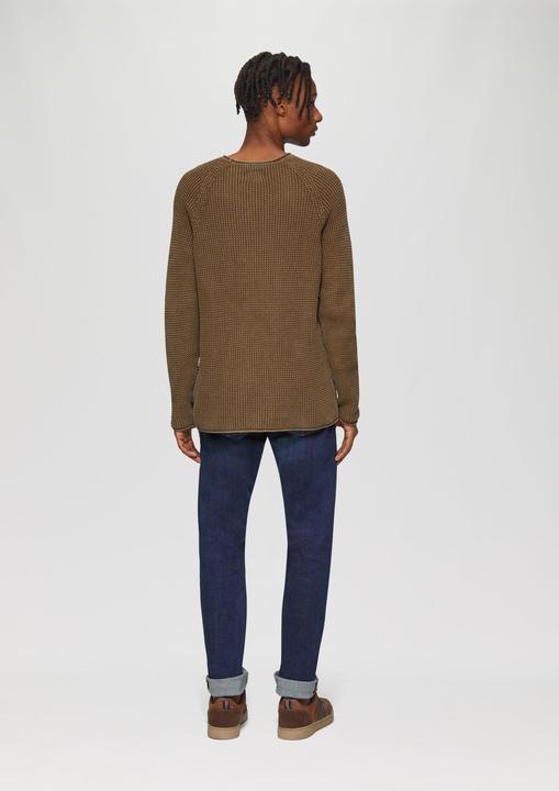 Produktbild S.Oliver Strickpullover Locker gestrickter Pullover mit Waschung (L)